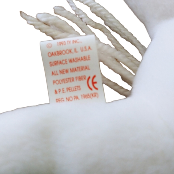 Ty Beanie Babies - Mystic White Unicorn 1994 **RARE, ERRORS** (Retired, … - Picture 5 of 10